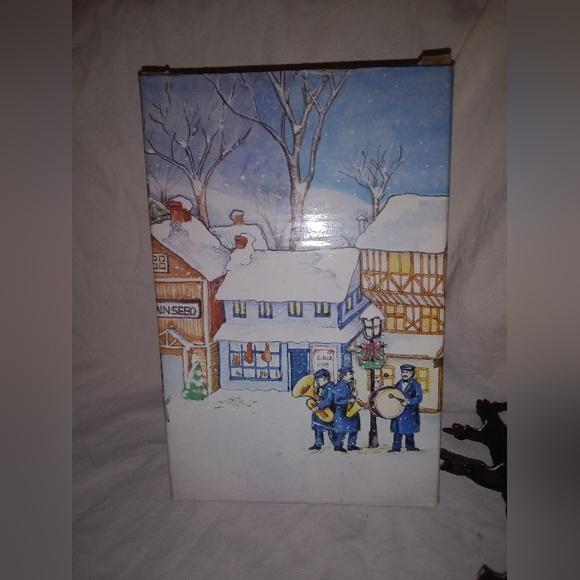 Vintage Dickensville Christmas Village Collectibles Noma Poly Oak Tree - Picture 7 of 7